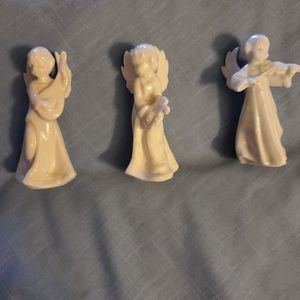 Vintage ceramic musician angels